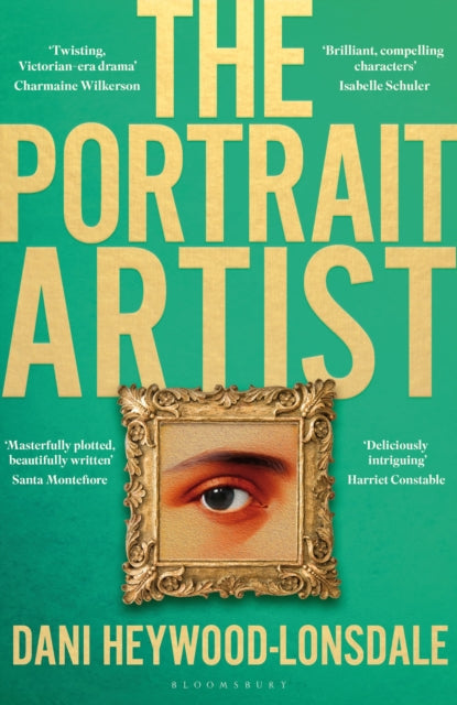 The Portrait Artist book cover with a painting of an eye.