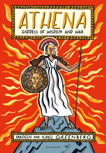 Athena Goddess of Wisdom and War graphic novel cover art.