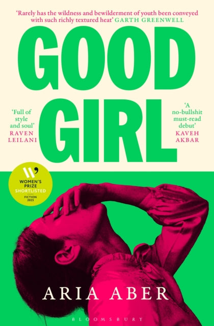 Good Girl book cover with a woman's silhouette and green text.