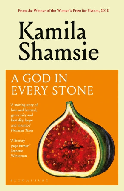Book cover for "A God in Every Stone" by Kamila Shamsie.