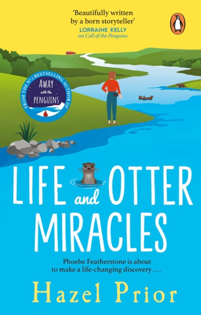 Life and Otter Miracles book cover featuring an otter in water and a woman by a river.