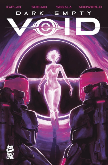 Dark Empty Void comic cover featuring a glowing figure between two armored figures.
