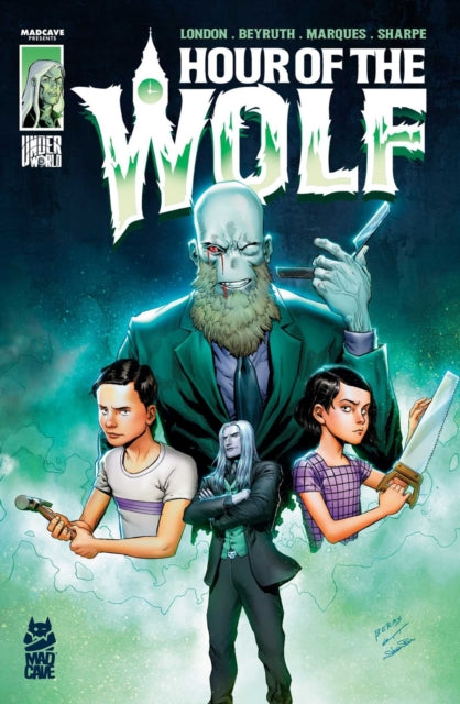 Hour of the Wolf comic cover featuring characters and title.