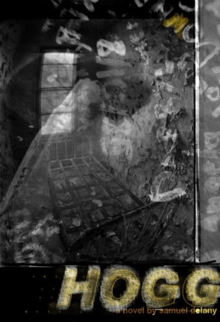 Hogg by Samuel R. Delany book cover with a distressed, layered image.