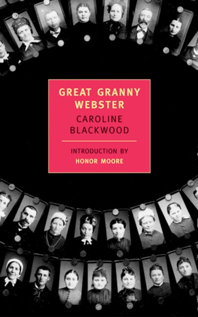 Great Granny Webster book cover with vintage portraits.