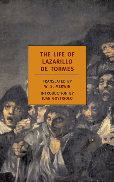 The Life of Lazarillo de Tormes book cover with an orange title box.