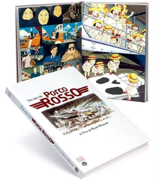 The Art of Porco Rosso book, featuring illustrations and film details.
