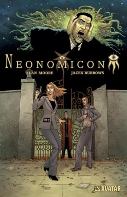 Neonomicon comic book cover featuring Alan Moore and Jacen Burrows.