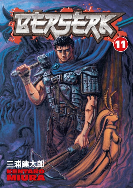 Berserk Volume 11 manga cover featuring Guts and a female figure.