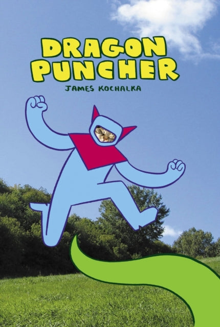 Dragon Puncher Book 1 comic cover featuring a blue character with a cat's face.