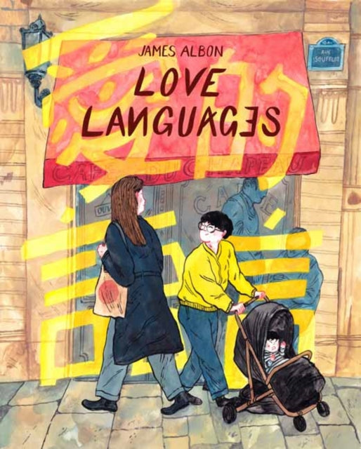A watercolor illustration of a book cover titled "Love Languages" by James Albon.