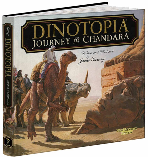 Dinotopia: Journey to Chandara book cover featuring dinosaurs and people.