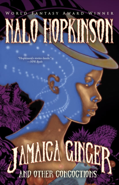 Jamaica Ginger and Other Concoctions book cover featuring a woman with blue hair.