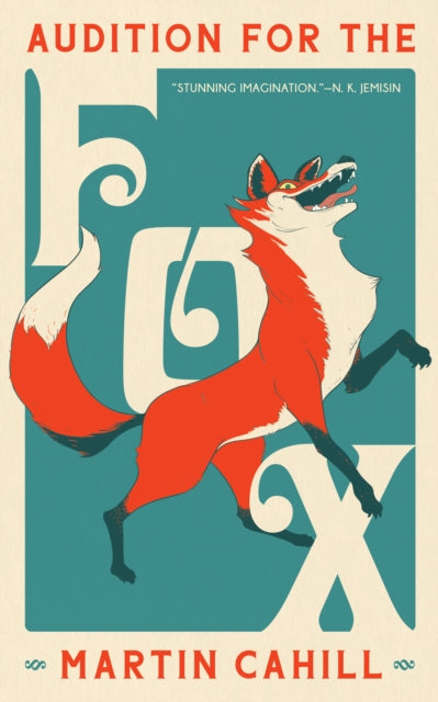 Audition For The Fox book cover featuring a stylized fox and large letters.