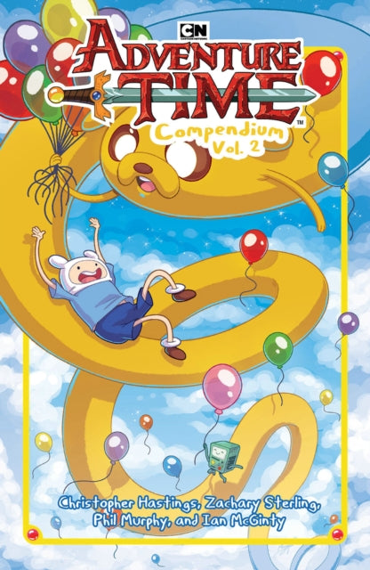 Adventure Time Compendium Vol. 2 comic book cover featuring Finn and Jake.