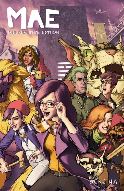 Mae: The Definitive Edition comic book cover featuring Gene Ha's artwork.