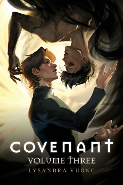 Book cover for Covenant Volume 3 featuring two men looking at each other.