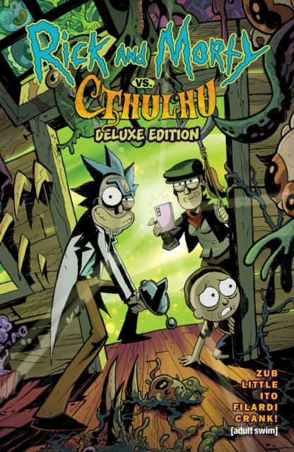 Rick and Morty vs. Cthulhu Deluxe Edition comic cover art.