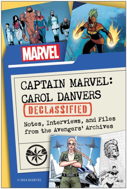 Captain Marvel: Carol Danvers Declassified book cover with Marvel logo and comic art.