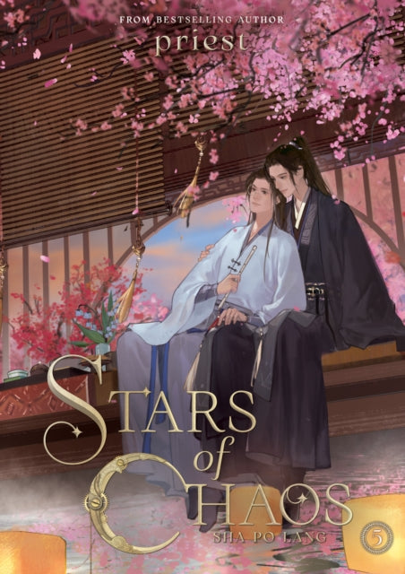 Cover art for Stars of Chaos: Sha Po Lang (Novel) Vol. 5 featuring two men.