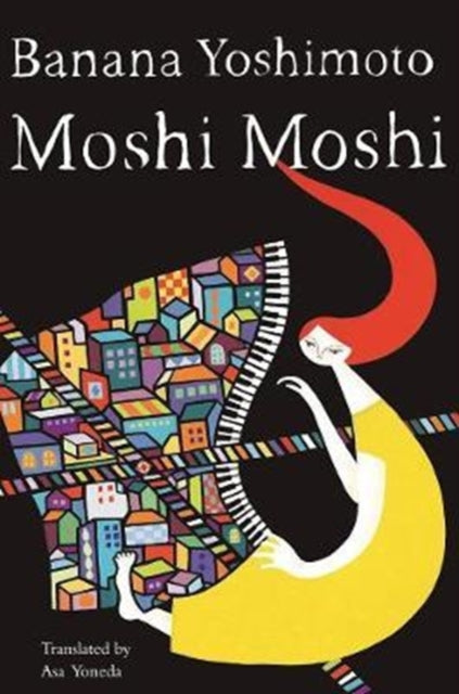 Moshi Moshi by Banana Yoshimoto book cover with abstract art.