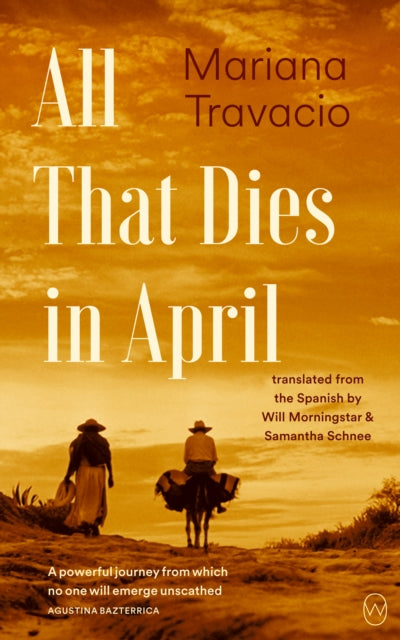 All That Dies in April book cover with two figures in a desert landscape.