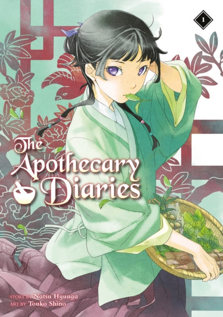 The Apothecary Diaries 01 light novel cover features a young woman in traditional clothing.