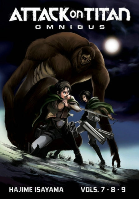 Attack on Titan Omnibus 3 cover art featuring Eren, Mikasa, and a Titan.