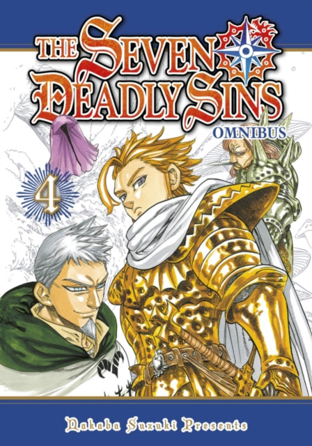 The Seven Deadly Sins Omnibus 4 manga cover featuring characters in armor.