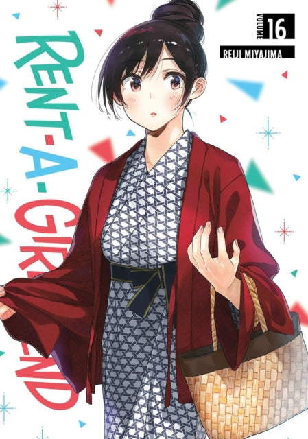 Rent-A-Girlfriend Volume 16 manga cover featuring Chizuru in a yukata.