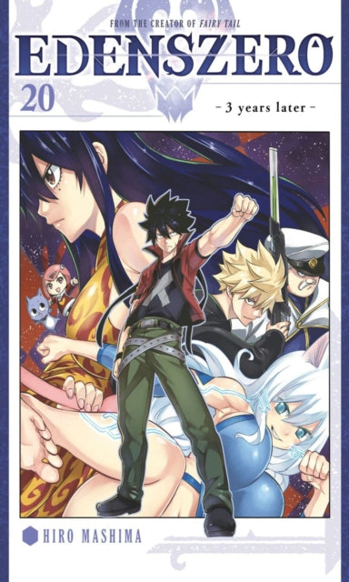 EDENS ZERO 20 manga cover featuring Shiki and friends.