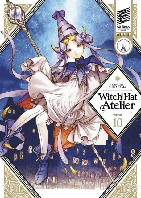 Witch Hat Atelier Volume 10 manga cover featuring a young witch with a tall hat.