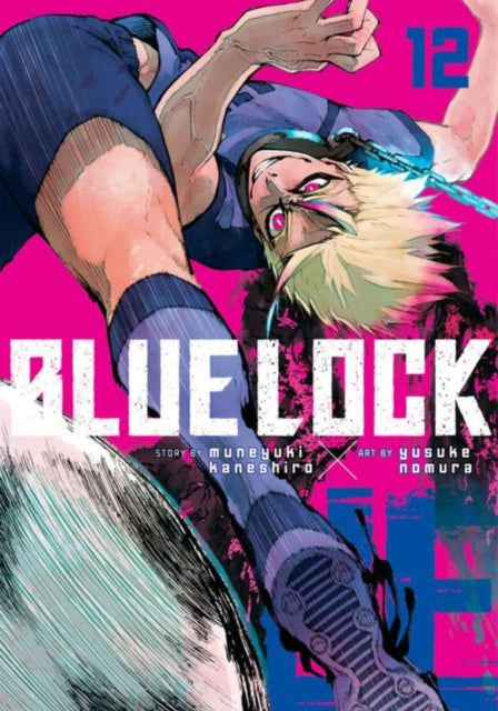 Blue Lock 12 manga cover featuring a dynamic anime character.