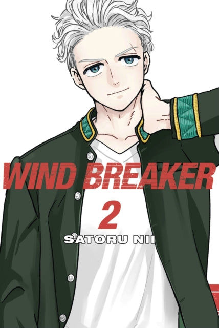 WIND BREAKER 2 manga cover featuring a young man with white hair.