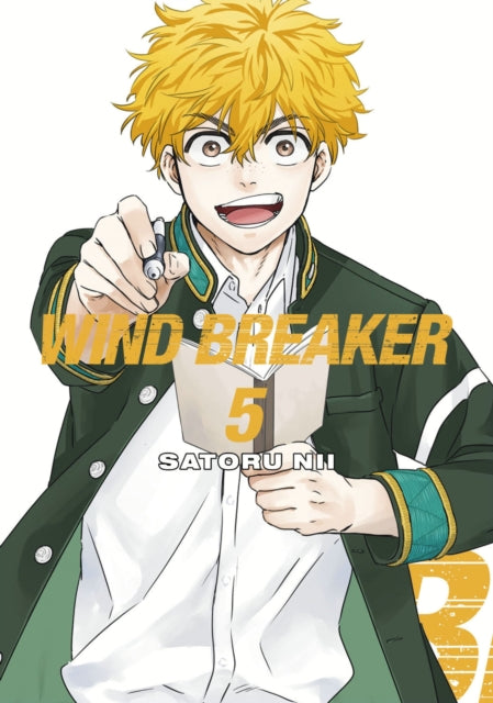 Manga cover for Wind Breaker 5 featuring a young man with blonde hair.