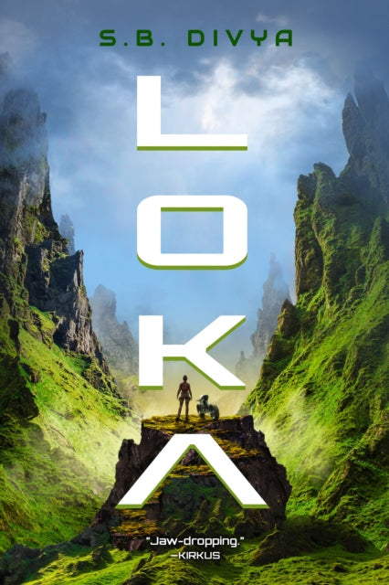 Book cover for Loka by S.B. Divya featuring a mountainous landscape.