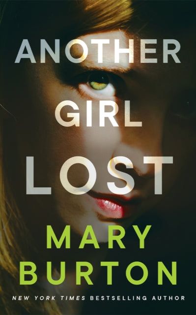 Another Girl Lost book cover featuring a close-up of a woman's face.