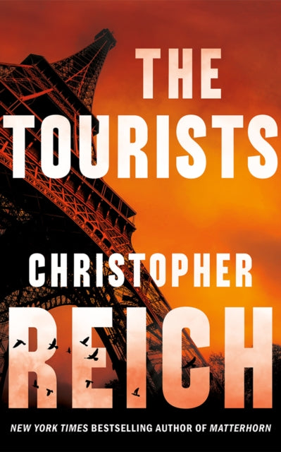 The Tourists book cover featuring the Eiffel Tower and title.
