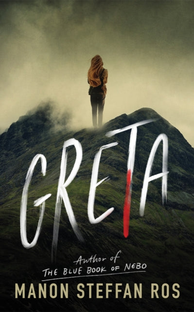 Book cover for Greta: A Novel, featuring a woman on a mountaintop.