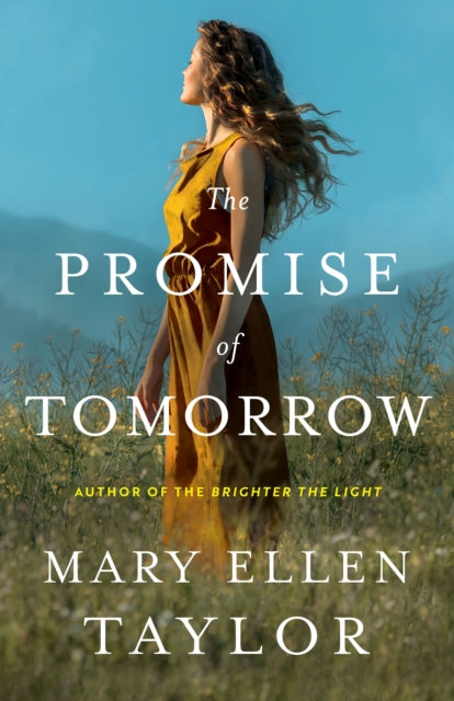 The Promise of Tomorrow book cover featuring a woman in a yellow dress in a field.