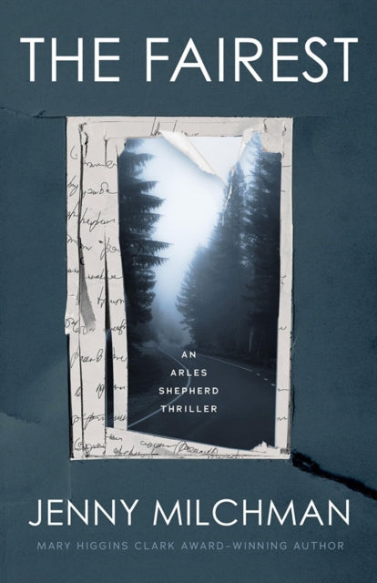The Fairest book cover with a forest road and handwritten notes.
