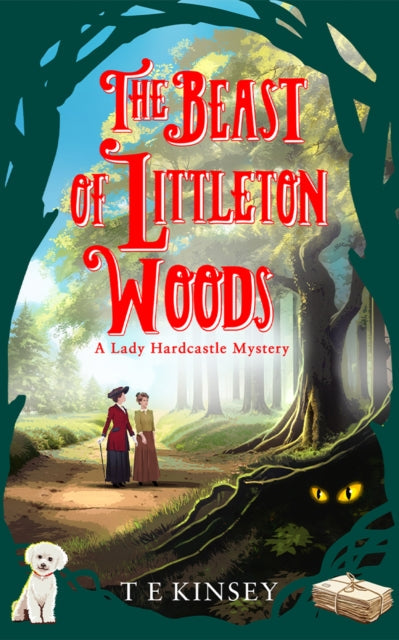 The Beast of Littleton Woods book cover with two women and a dog.