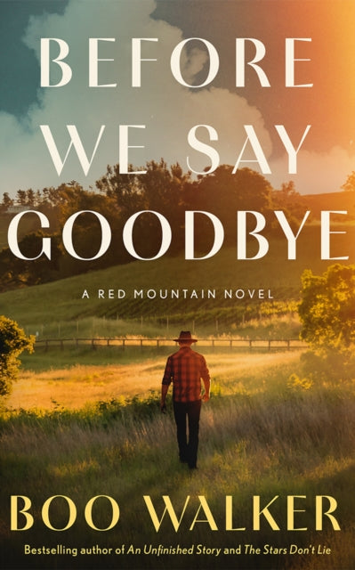 Book cover for "Before We Say Goodbye" by Boo Walker.