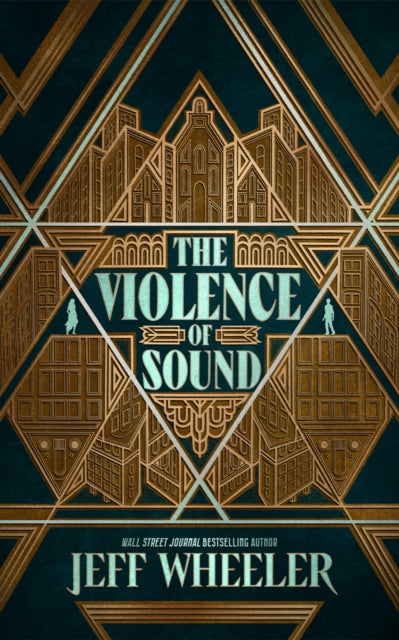 The Violence of Sound book cover with art deco design.