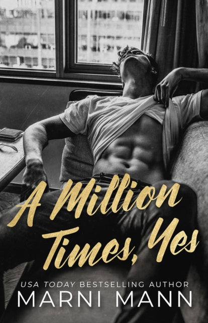 A Million Times, Yes book cover featuring a man with abs.