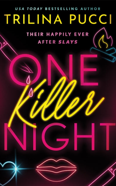One Killer Night book cover with neon accents.