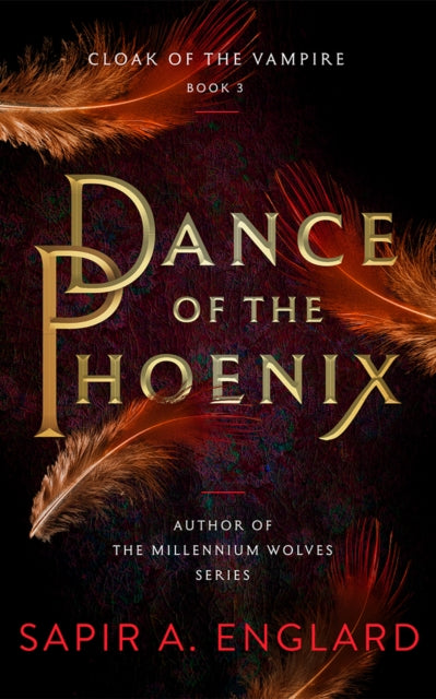 Dance of the Phoenix book cover with feathers and gold lettering.