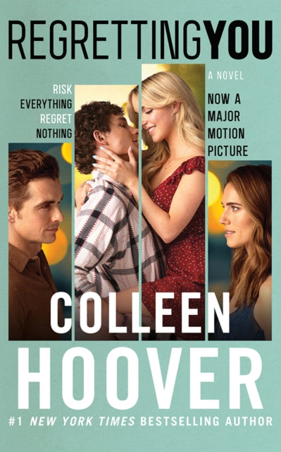 Regretting You book cover with images of couples and text.