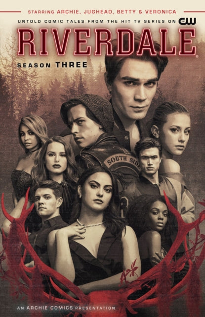 Riverdale Season Three comic book cover featuring the main cast.