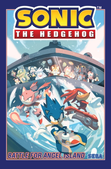 Sonic the Hedgehog, Vol. 3: Battle For Angel Island comic cover.